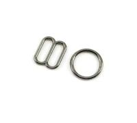 Bra Clip O Ring for Underwear Strap Adjust Buckles Slider Swimsuit Band Clasp DIY Hardware Sewing Accessories 100Sets