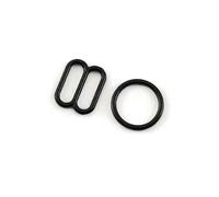 Bra Clip O Ring for Underwear Strap Adjust Buckles Slider Swimsuit Band Clasp DIY Hardware Sewing Accessories 100Sets