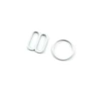 Bra Clip O Ring for Underwear Strap Adjust Buckles Slider Swimsuit Band Clasp DIY Hardware Sewing Accessories 100Sets