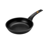 BRA Efficient Non-Stick Aluminium Frying Pan - Black & Orange (26cm) | For Induction Hob & All Other Heat Sources. 100% Recycled Aluminium Large Induction Frying Pan.