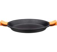 Bra Efficient Aluminium Non Stick Paella Pan - 40cm. 100% Recycled Paella Pan for Induction Hob with Silicone Grips. Suitable for Induction & Other Heat Sources.