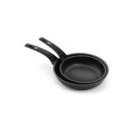 BRA Efficient Non-Stick Cast Aluminium Frying Pan Set of 2 (20cm & 24cm)