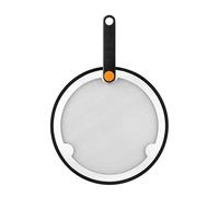 BRA Efficient | Splatter Lid 24-26-28 cm, 18/10 Stainless Steel Mesh and Silicone, BPA Free, Bakelite Folding Handle, Suitable for All Pans BRA