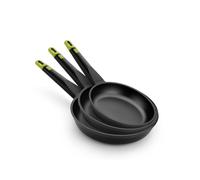 Bra Foodie Non-Stick Cast Aluminium Frying Pan Set of 3 (18, 22 & 26cm)