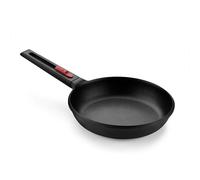 BRA Infinity Non-Stick Aluminium Frying Pan with Detachable Handle - Black & Red (22cm) Large Frying Pan for Induction Hob & All Other Heat Sources. 100% Recycled Aluminium Large Induction Compatible.