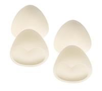 Bra Inserts Pads 2 Pairs Waterproof Underwear Pads Swimsuit Breast Sponge Accessories Removable and Washable Bra Cups Inserts Soft for Bikini, Dresses, Swimsuit, Sport Women Chest Pad