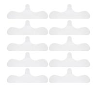 Bra Liners For Sweat - 10 Pcs, Cotton Under Bra Sweat Liners For Absorb Underboob Swe-at, Sw-Eat Pads For Women, Prevent Irritation And Redness