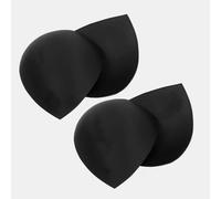 Bra Pad Inserts 2 Pairs Bra Pads Sewn Edge Replacement Cups Removable Washable Sports Cups for Women Girls Swimsuit Bikini Bra
