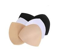 Bra Pads Inserts 3 Pairs,Bra Inserts,Removable Bra Pads Inserts Women's Comfy Sports Cups Bra Insert for Bikini Top Swimsuit