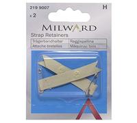 Bra Strap Retainers with Safety Pin, Nude, 2 Pieces