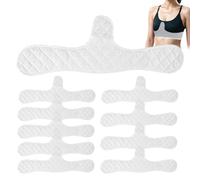 Bra Sweat Liners - 10X Under Boobage Sweat Pads | Boob Towel, Washable Cotton Bra Liners, Cooling for Outdoor Sports Exercise Running Hiking