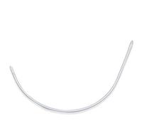 Bra Underwires - Stainless Steel Underwire Replacement for Low Models - Plastic-Coated Ends - 17: Length:36cm - Diameter:22.7cm - 2 Pieces Silver