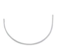 Bra Underwires - Stainless Steel Underwire Replacement for Standard Models - Plastic-Coated Ends - 12: Length:32cm - Diameter:18.6cm - 2 Pieces Silver