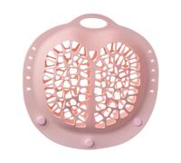 Bra Washer Protector for Laundry - Easy to Use Bra Laundry Ball, Undergarment Saver | Pink Silicone Structured Bag for Washing Machine, Delicate Bra Cup Guard Cage for Anti Deform Protection Wash