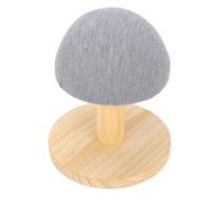 Bra Wooden Ironing Board, Portable Mushroom Shaped Ironing Board Shirts Collars Cuffs Hats Small Iron Stool with Round Base for Clothes Collars, Cuffs, Hats