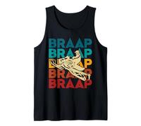 Braaap Funny Snowmobile Rider Snowmobiling Winter Sports Tank Top