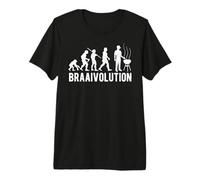 Braai Evolution Grill Expert Funny Family BBQ Premium T-Shirt