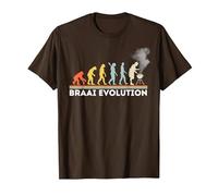 Braai Evolution South Africa T-Shirt, Men, Brown, 3X-Large