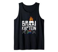 Braai Kaptein South Africa Family BBQ Funny Tank Top