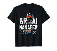 Braai Manager South Africa Family BBQ Funny T-Shirt