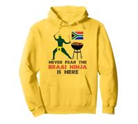 Braai Ninja Funny South Africa BBQ Springboks Pullover Hoodie