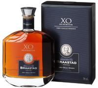 Braastad XO Superior Cognac | 70cl | 40% ABV | Grande Champagne, Petite Champagne, Borderies & Fins Bois | Aged 15-25 Years | Coffee, Leather & Tropical Fruit | Jarnac