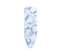 Brabantia 100703 Bubbles Perfect Flow Ironing Board Cover, L 124 x W 45 cm, S...