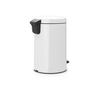 Brabantia 111969 Pedal Bin newIcon with Plastic Inner Bucket, 12 Litre - White