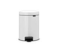 Brabantia 112065 Pedal Bin newIcon with Plastic Inner Bucket, 5 Litre - White