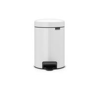 Brabantia 112126 Pedal Bin newIcon with Plastic Inner Bucket, 3 L-White