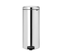 Brabantia 114366 Pedal Bin newIcon with Plastic Inner Bucket, 30 Litre - Brilliant Steel