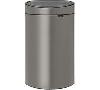 Brabantia 114908 Touch Bin New, 40 litre-Platinum, Stainless_Steel