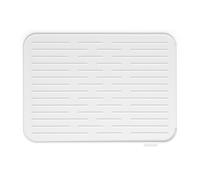 Brabantia 117466 Silicone Dish Drying Mat, Steel, Light Grey, 43.8 x 32.5 x 0.9 cm