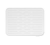 Brabantia Silicone Dish Drying Draining Mat Non-Slip Dishwasher Safe, Light Grey