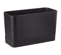 Brabantia 117503 Sink Organiser with Removable Tray, Dark Grey, 8.5 x 19 x 11.5 cm