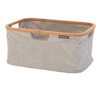Brabantia 118180 Laundry Basket with Bamboo Top, Grey, 40 L