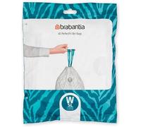 Brabantia 137846 PerfectFit Bin Liners (Size W/5 Litre) Thick Plastic Trash Bag