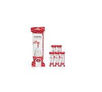 Brabantia 138362 PerfectFit Bin Liners Multipack (Size J/20-25 Litre) Thick Plastic Trash Bags with Tie Tape Drawstring Handles (120 Bags), White