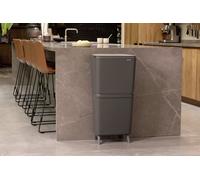 Brabantia 20+25 Liter Recycle Bin - Dark Grey