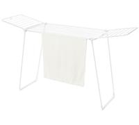 Brabantia HangOn Drying Rack, 22 metres (White), Large Capacity Clothes Drying Rack for Up to One Full Machine Load, Foldable Laundry Stand for Large and Small Items, No Pegs Needed