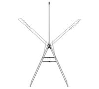 Brabantia Hangon Drying Rack, 25M with Rod - Metallic Grey, Grey