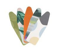 Brabantia 2mm Built-in-Foam Ironing Board Cover (A Board/Random Selection) Heat-Resistant, Non-Slip, Durable Cotton & Foam, Cord Fastener