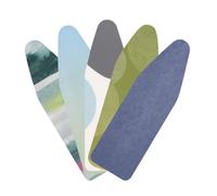 Brabantia 2mm Built-in-Foam Ironing Board Cover (B Board/Colourful Mixed Random Selection) Heat-Resistant, Non-Slip, Cord Fastener