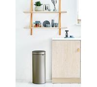 Brabantia 30-Litre Touch Bin In Platinum Platinum