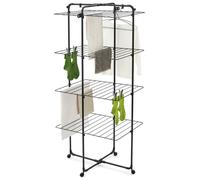 Brabantia 30m 4 Tier Hang On Tower Clothes Airer - Black