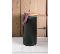 Brabantia Black Steel Laundry Bin, 35L