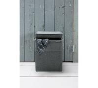 Brabantia Pepper Black Fabric Medium Laundry Box, 35L