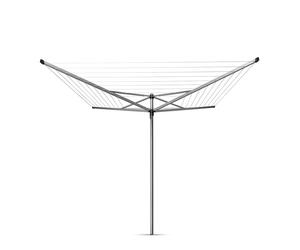 Brabantia 4-Arm Topspinner Rotary Airer with Ground Spike & Cover - 50m
