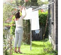 Brabantia Topspinner 40m 4-Arm Rotary Airer with Ground Spike