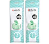 Brabantia 419683 Food Waste Caddy Compostable Bin Liners 6 L x10 Code S Gre